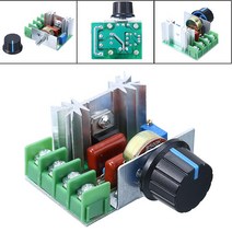 전압조절기전압 조정기 전류 보호 50-220V 2000W AC 조광기 SCR 컨트롤러 노브 스위치 속도 제어 공구 1pc, 한개옵션0