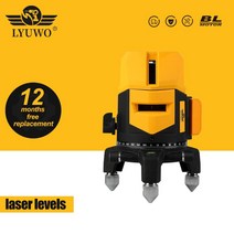 레이저 라인 라이트 LYUWO 레벨 고정밀 수평기 그린 자동 적외선 LD 블루 레벨기, 03=LW-SPY03-SD1