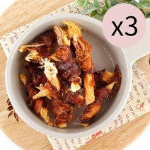 한입뚝딱 수제간식 닭고기와 대구껌말이 70g x3개