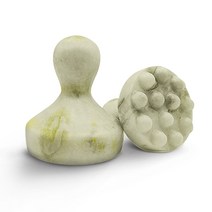 옥황 옥종 경락 핫 스톤 괄사 페이스 마사지 도구 모음, 옥황경락손스톤-소