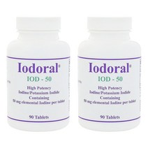 옵티목스 아이오도랄 IOD 50 타블렛, 90개입, 2개