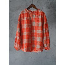 아방가르드 중국 차이나 오리엔탈 누비옷 어른한복 부녀회 계량한복여성 퓨전전통누빔옷 중국전통의상 겨울 누빔한복 누빔조끼 한복 20 캐주얼 문예 색직 격자 굵은 마 감령 셔츠 프랑스식