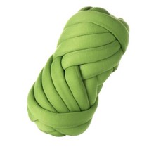 Chunky Yarn Thick Warmth DIY Knitting Giant Crochet Soft Big Cotton Roving Wool Yarns Hand-knit Blan, 한개옵션1, [22] Light green 0.25KG