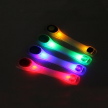 (카라멜) 야간 러닝 스포츠 LED 암밴드 라이트 자전거 런닝 팔 다리 야광 팔찌, 핑크