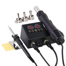 레이저 용접기 가정용8898 새로운 납땜 스테이션 2 in 1 LCD 디지털 디스플레이 재작업 용접 휴대 전화 750, 01 SET-1_02 110V US Plug