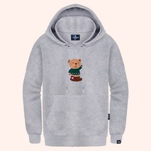 클로니아 곰돌이 자수 패치 후드티 TG-708