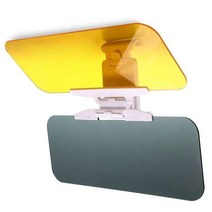 차량 눈부심방지 선바이저 Sun Visor Car Anti Glare Dazzling Goggle Day Night Vision Driving Mirror UV, 02 blue