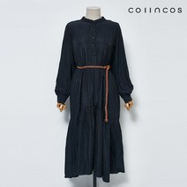 코인코즈 헨리넥 버튼업 벨트 롱 원피스 (IY2SO1310)