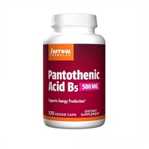 자로우 비건 판토텐산 비타민B5 500mg 100베지캡슐