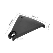 농기구 플라스틱 가드는 곡선 샤프트 트리머용 1 인치 25mm 보호 브러시가 있는 보호대에 적합합니다., 한개옵션0