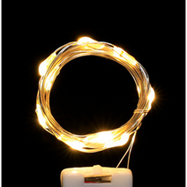 led 와이어전구 무드등 조명 웜화이트 1m 10개 (점멸가능), 웜화이트2m(10개)점멸형