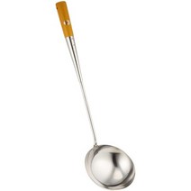 일본직발송 4. 엔도 상사 遠藤商事 업무용 본직 용 중화 국자 대 천연목 스테인레스 일제 ATY55001 B001U7, 대_One Color, One Color