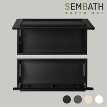 샘바스 코팅보니 상부장 플랩장 상단장(W600xH320) 하단장(W600xH270), 다크그레이, B타입(하단장W600xH270), 1개
