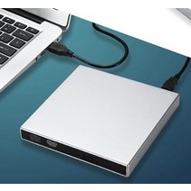 cd롬 리더기 씨디룸 DVD 플레이어 ODD dvd rom 외부 광 드라이브 usb 2.0 cddvd rom cd rw 버너 슬림 리더 레코더 휴대용 노트북 153, 은