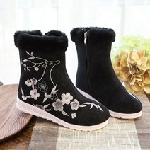 여성 꽃신 자수 한복신발 결혼식 전통 생활한복 웨지힐 신발 여자 폐백 구두