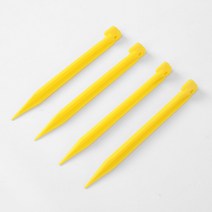 텐트고정 PVC경량 단조팩 4P 23cm 초보캠핑 편리 간단