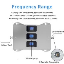 증폭기 와이파이증폭기 음성 wifi 확장기 2G 트라이 밴드 신호 부스터 Gsm 900 CDMA 핸드폰 리피터 LTE AW, 04 850 1700 1900MHz