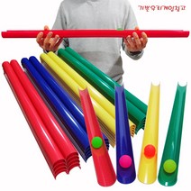 기쁜우리게임창고 파이프공나르기80cm 릴레이 국내산 체육대회 명랑운동회 게임 용품, 노랑