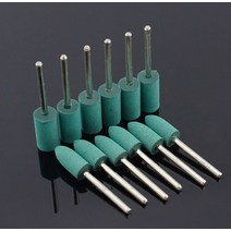 10 개/몫 3mm 생크 연삭 헤드 고무 4 6 8 휠 금형 마무리 공구, 02 bullet_04 8mm