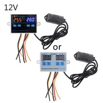 온도 습도 제어기 110V-220V 온도 습도 센서 프로브, 12V., 1개