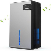 가정용 심센 95oz 제습기 배수 호스 및 2개의 작업 모드가 있는 가정용 7000 입방 피트720 평방 피트 조용한 제습기 침실 욕실 지하실 옷장 RV를 위한 휴대용 소형 제습기, 01Space Grey