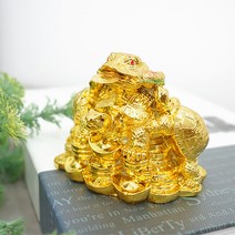 황금 삼거북과 삼족 두꺼비 (소)