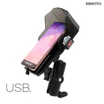 맥핏 프로 휴대폰 자석충전거치대 오토바이 바이크 핸들 마운트 바이커소울, B타입(5핀구형)