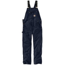 칼하트멜빵바지 Carhartt 102776 워크웨어 덕빕 오버롤 네이비