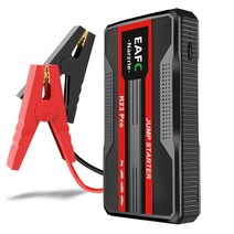 휴대용 점프스타터 카스타터 자동차 배터리 20000mAh 휴대용 충전기 점프 12V 가솔린 디젤 비상 LED 조명, 01 Upgrade black