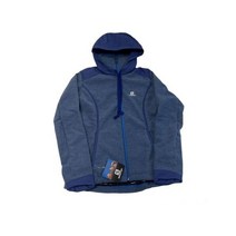 살로몬 스키복 자켓 보드복 Salomon Snowsculpture Full Zip Jacket 여성 Medium Abyss Blue NEW W TAGS