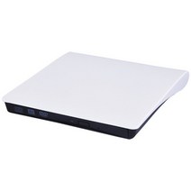 외장cd롬 디비디플레이어 리더기 USB 30 휴대용 CDDVDRW 드라이브DVD 플레이어 외부 DVD 드라이브 상자 노, 01 White