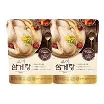 삼계탕 800g 1+1 즉석 탕 국 즉석탕 간편식품 간편음식 즉석조리음식 즉석조리, ▒1+1 고려 삼계탕 800g‡