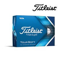 타이틀리스트 정품 투어 소프트 Tour Soft 2022 골프공, White