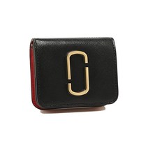 MARC JACOBS 마크 제이콥스 반지갑 여성 THE SNAP SHOT NEW SMALL WALLET S112L01PF21014 블랙/캔티품