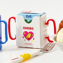 하리보 리빙 유아용품 사이즈조절 상하목장 매일 멸균우유 주스 200ml / 우유두유홀더, 아이보리