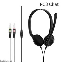 EPOS 젠하이저 PC3 CHAT 유선 헤드셋 필스정품