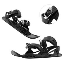 인라인 숏 스키 스케이트 에이트 플레이트 짧은 스노우 보드 부츠 스키 슈즈, 초록