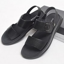 여름 데일리 남자 샌들 편한 스트랩 신발 (2color) 패션 발편한 커플 남성 샌달