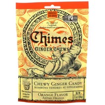 Chimes 차임스 진저 츄 생강 젤리 오렌지맛100g x 6개, 100g