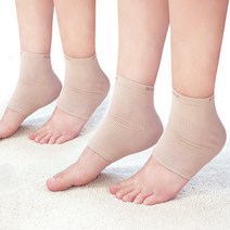 닥터체크 보들보들 풋패드 뒷꿈치 보습 양말, 베이지2세트