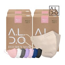 에코슈브 새부리형 컬러 마스크특대형 25매입 4개총 100매, 베이지, 베이지