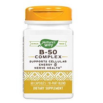 네이처스 웨이 비타민 B-50 콤플렉스 캡슐 60정, 60개(1팩)