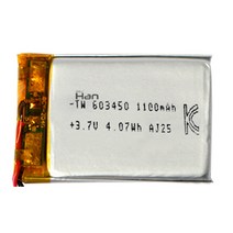 더한 리튬 폴리머 배터리 충전지 603450 1100mAh, 1개, 1개