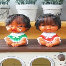 못난이인형 3P세트 소, 생머리