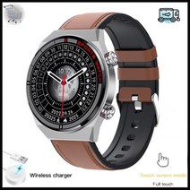 가성비 스마트워치 키즈 초등학생 워치 미니 블루투스 시계 2023 새로운 ECG + PPG AMOLED 스마트 통화 음악 플레이어 스포츠 방수 럭셔리 Smartwatch Xiaom, Leather Brown