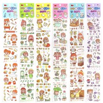 다꾸줄줄이 인스 다이어리꾸미기 인스샵 인싸템 스티커 롤 마스킹 테이프 셋트 여자 어린이 초등학생 선물