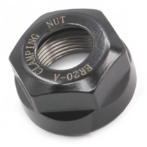 Cnc 조각 스핀들 모터 콜렛 척 일반 균형 너트에 사용 G-Penny ER20-A, 02 A Black Normal Nut