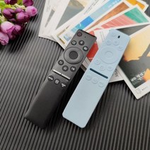 1PC 삼성 TV 원격 제어 보호 슬리브 BN59-01312A 안티 드롭 실리콘 커버 케이스 방진 방수 모든 항목을 포함, Light Blue