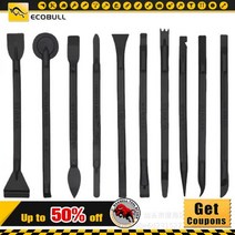 빠루 전화 수리 도구 열기 손 세트 휴대 키트 분해 Spudger 플라스틱 지렛대 프라이 10 개, Black