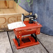 레트로 앤틱 미싱 재봉틀 태엽 오르골 생일 인테리어